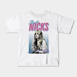 Stevie Nicks - Retro Vintage Styled Design Kids T-Shirt